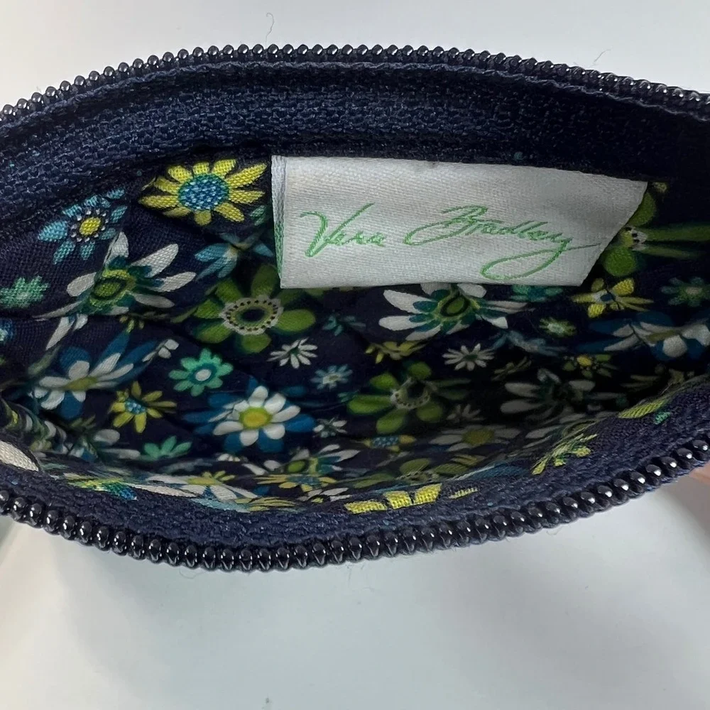 Vera Bradley 3pc Set  Daisy Daisy" Pattern Eyeglass Case Coin Purse Card Holder - Picture 4 of 5